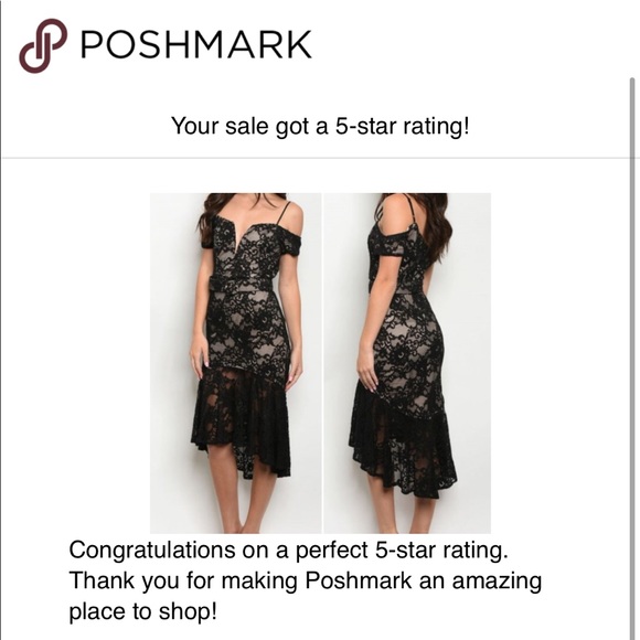 BLACK LACE DRESS - Picture 9 of 9